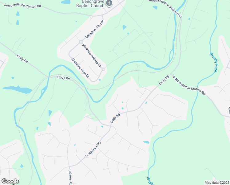 map of restaurants, bars, coffee shops, grocery stores, and more near 1296 Woodford Court in Independence