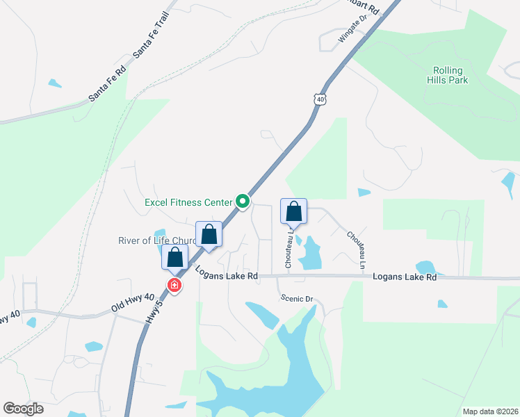 map of restaurants, bars, coffee shops, grocery stores, and more near in Boonville