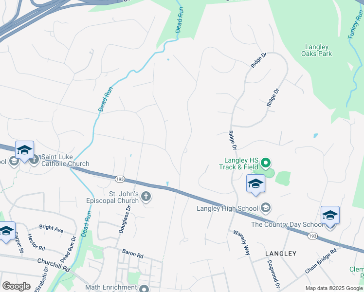 map of restaurants, bars, coffee shops, grocery stores, and more near 918 Mackall Avenue in McLean