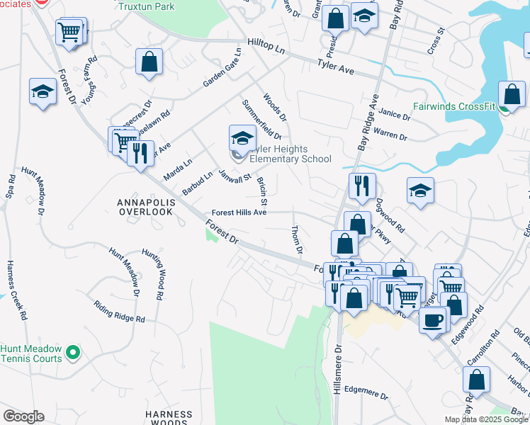 Annapolis Mall Store Directory Map