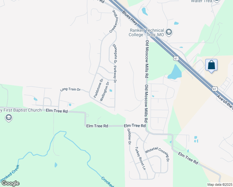 map of restaurants, bars, coffee shops, grocery stores, and more near 324 Parkway Drive in Troy