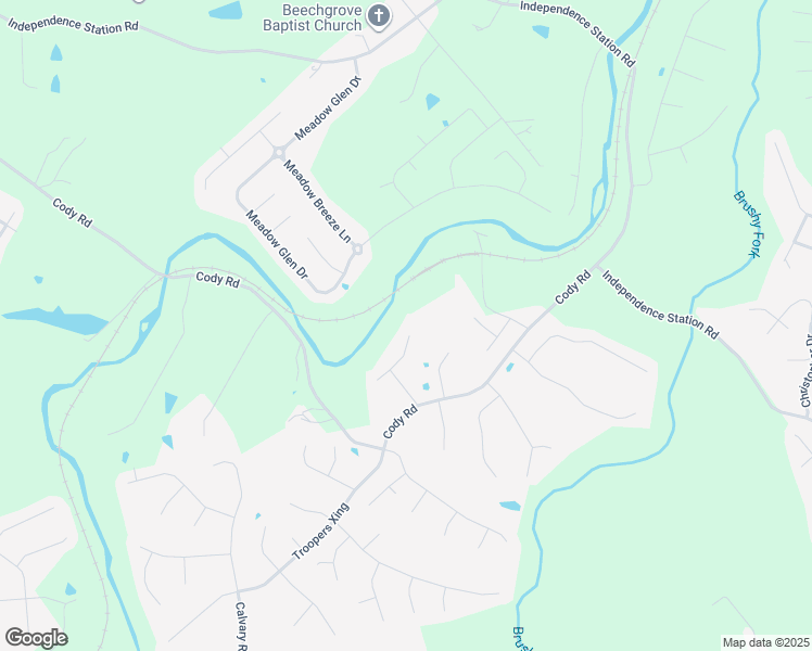 map of restaurants, bars, coffee shops, grocery stores, and more near 1296 Woodford Court in Independence