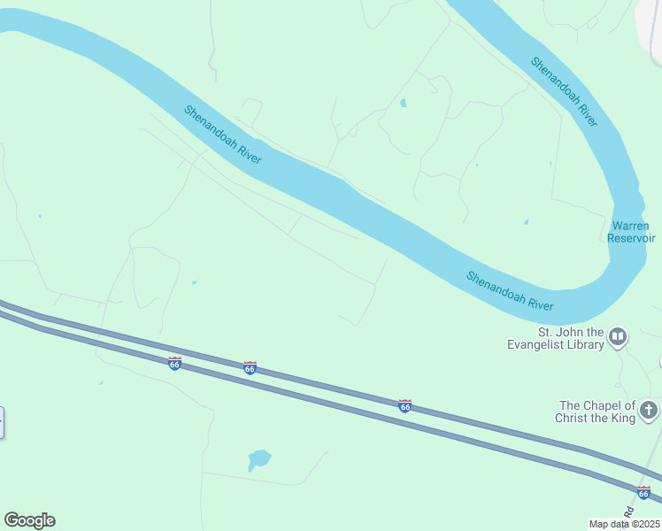 map of restaurants, bars, coffee shops, grocery stores, and more near 616 Harris Drive in Front Royal
