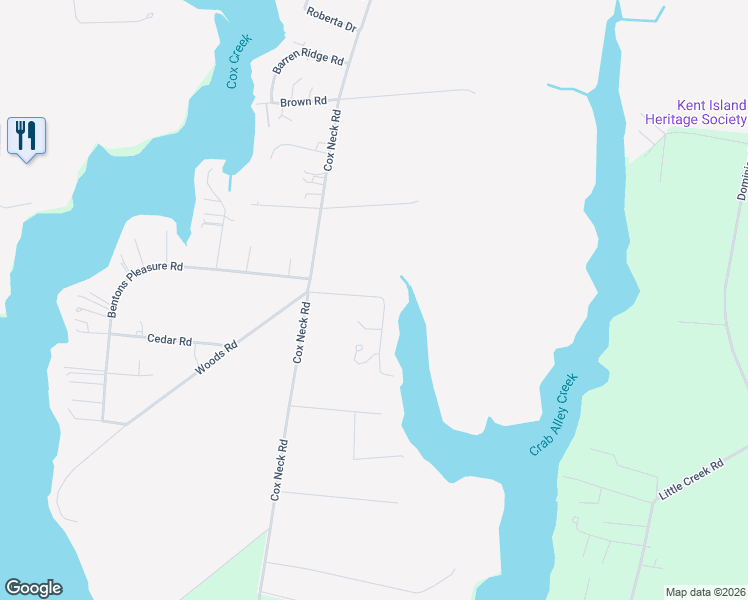 map of restaurants, bars, coffee shops, grocery stores, and more near 116 Riverside Drive in Chester