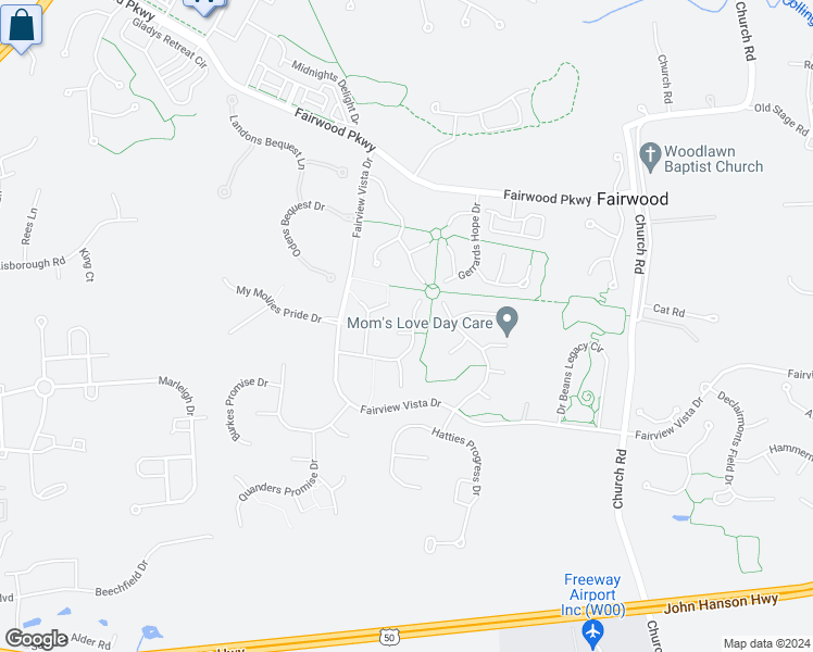 map of restaurants, bars, coffee shops, grocery stores, and more near 13100 Belle Meade Trace in Bowie