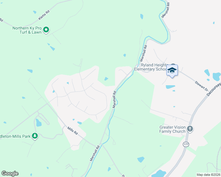 map of restaurants, bars, coffee shops, grocery stores, and more near 10088 Marshall Road in Independence