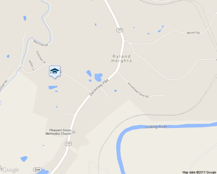 map of restaurants, bars, coffee shops, grocery stores, and more near 10041 Decoursey Pike in Ryland Heights