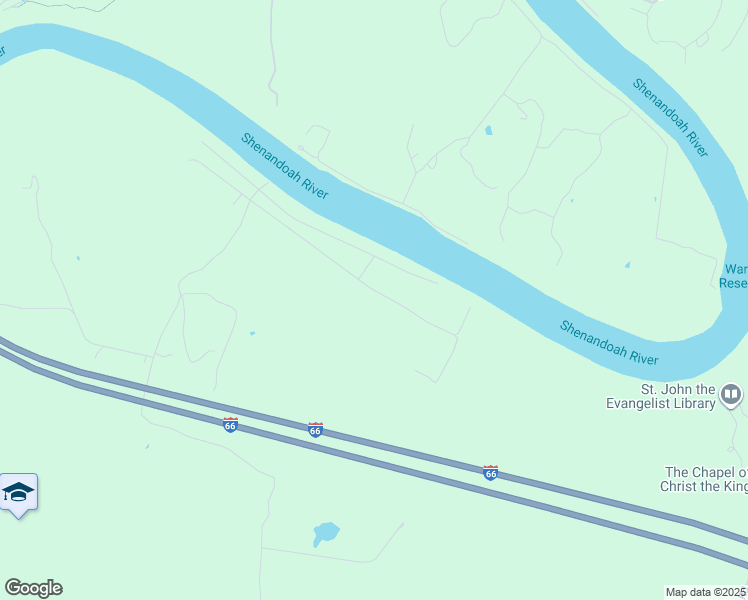 map of restaurants, bars, coffee shops, grocery stores, and more near 530 Harris Drive in Front Royal