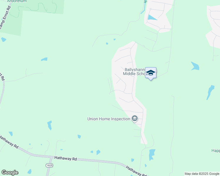 map of restaurants, bars, coffee shops, grocery stores, and more near Glencree Lane in Union