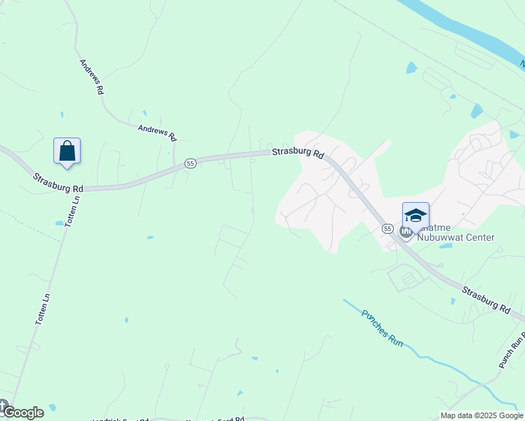 map of restaurants, bars, coffee shops, grocery stores, and more near 185 Poe Drive in Front Royal