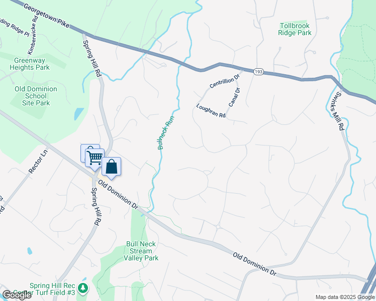 map of restaurants, bars, coffee shops, grocery stores, and more near 7841 Westmont Lane in McLean