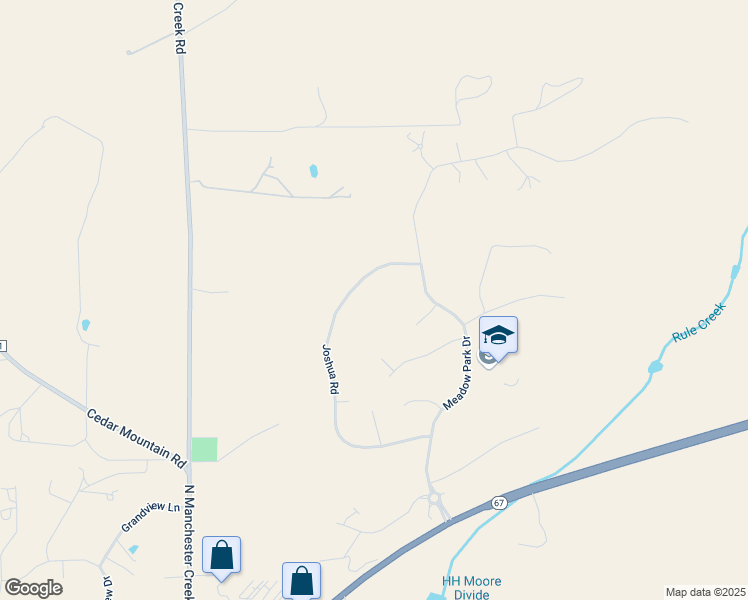 map of restaurants, bars, coffee shops, grocery stores, and more near 198 Joshua Road in Divide