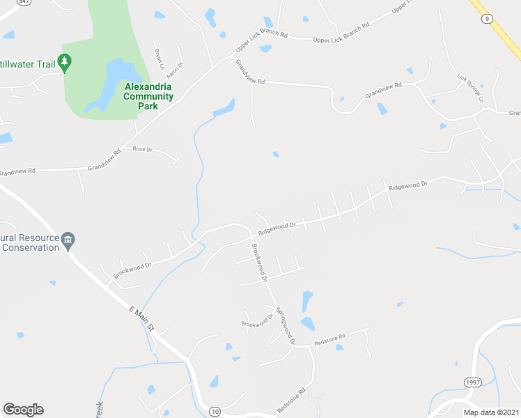 map of restaurants, bars, coffee shops, grocery stores, and more near 10 North Rosewood Court in Alexandria