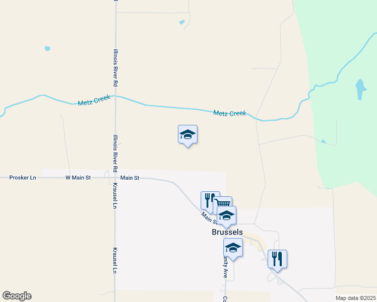 map of restaurants, bars, coffee shops, grocery stores, and more near in Meppen