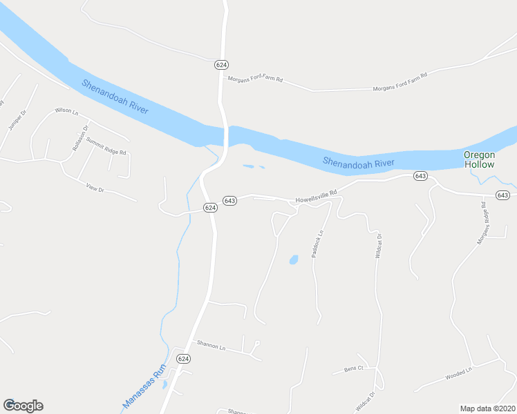 map of restaurants, bars, coffee shops, grocery stores, and more near 160 Howellsville Road in Front Royal