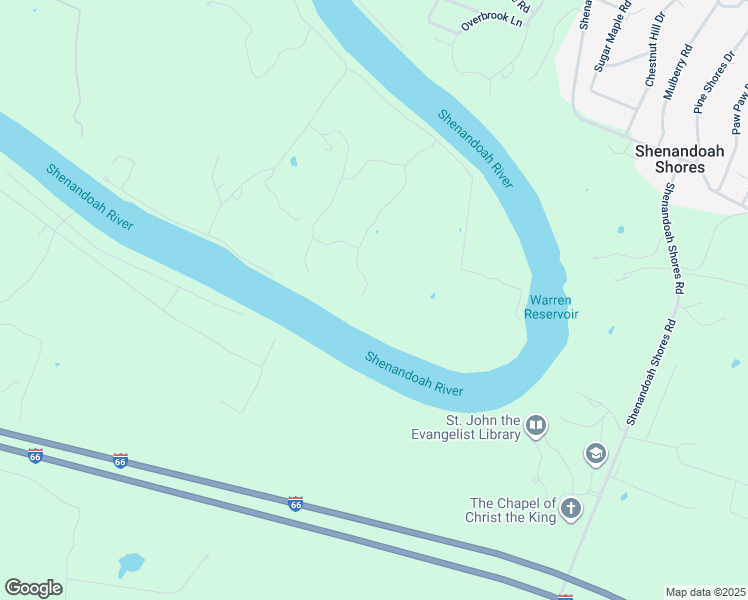 map of restaurants, bars, coffee shops, grocery stores, and more near 540 Beech Road in Front Royal