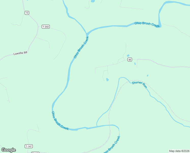 map of restaurants, bars, coffee shops, grocery stores, and more near 1949 Inlow Avenue in Peebles