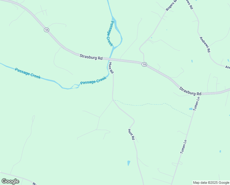map of restaurants, bars, coffee shops, grocery stores, and more near 1008 Hunt Road in Front Royal