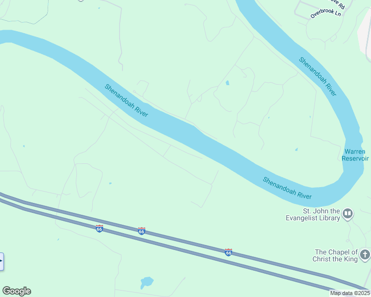 map of restaurants, bars, coffee shops, grocery stores, and more near 545 Avalon Drive in Front Royal