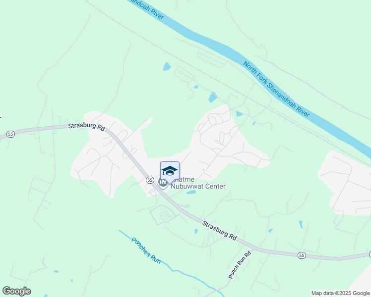 map of restaurants, bars, coffee shops, grocery stores, and more near 237 Vista Fork Road in Front Royal