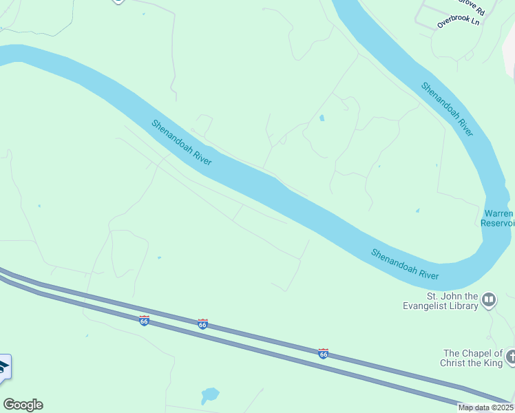 map of restaurants, bars, coffee shops, grocery stores, and more near 525 Avalon Drive in Front Royal