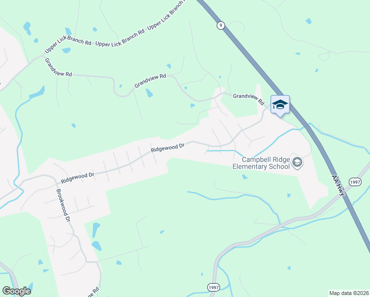 map of restaurants, bars, coffee shops, grocery stores, and more near 149 Ridgewood Drive in Alexandria