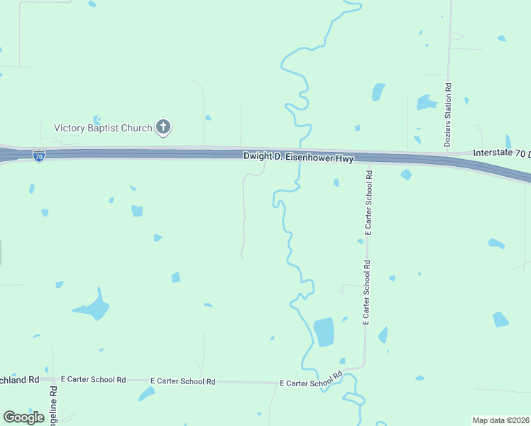 map of restaurants, bars, coffee shops, grocery stores, and more near 9830 Interstate 70 Drive Southeast in Columbia
