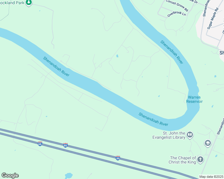 map of restaurants, bars, coffee shops, grocery stores, and more near 179 Beckwith Drive in Front Royal
