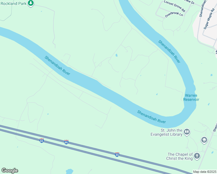 map of restaurants, bars, coffee shops, grocery stores, and more near 153 Beckwith Drive in Front Royal