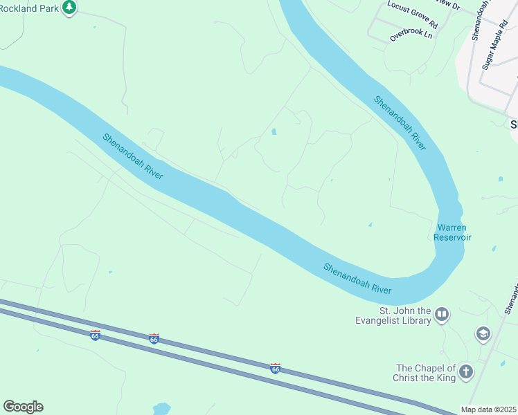 map of restaurants, bars, coffee shops, grocery stores, and more near 167 Beckwith Drive in Front Royal
