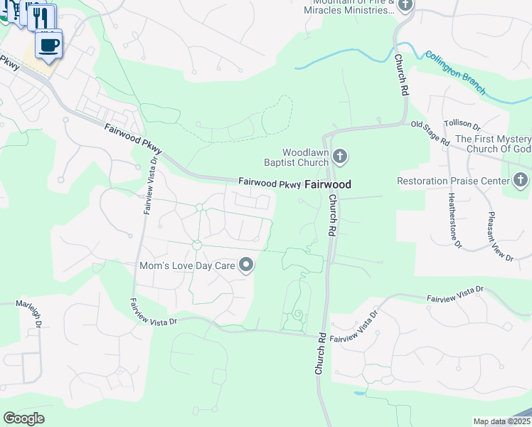 map of restaurants, bars, coffee shops, grocery stores, and more near 4923 Collingtons Bounty Drive in Bowie