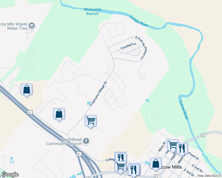 map of restaurants, bars, coffee shops, grocery stores, and more near 31 West Port Au Prince Lane in Moscow Mills