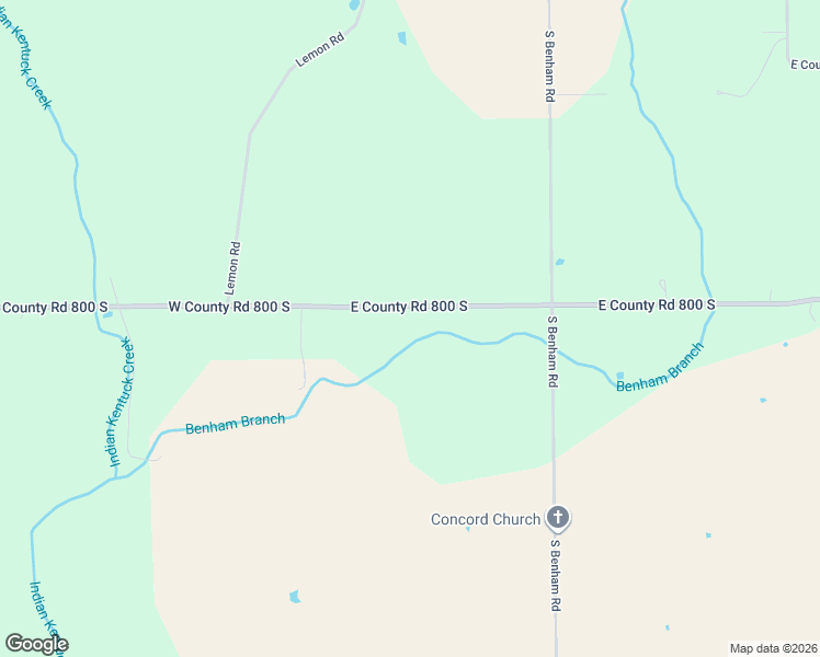 map of restaurants, bars, coffee shops, grocery stores, and more near 77 East County Road 800 South in Madison