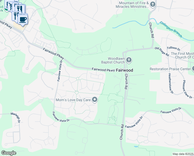 map of restaurants, bars, coffee shops, grocery stores, and more near 4900 Collingtons Bounty Drive in Bowie
