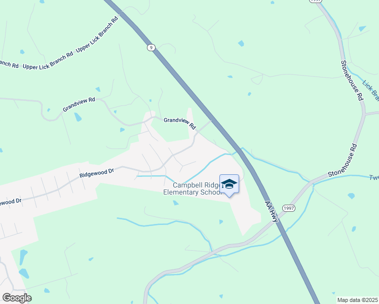 map of restaurants, bars, coffee shops, grocery stores, and more near 187 Ridgewood Drive in Alexandria