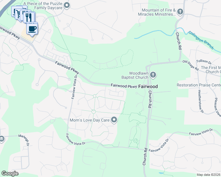 map of restaurants, bars, coffee shops, grocery stores, and more near 4940 Matapeakes Bounty Drive in Bowie