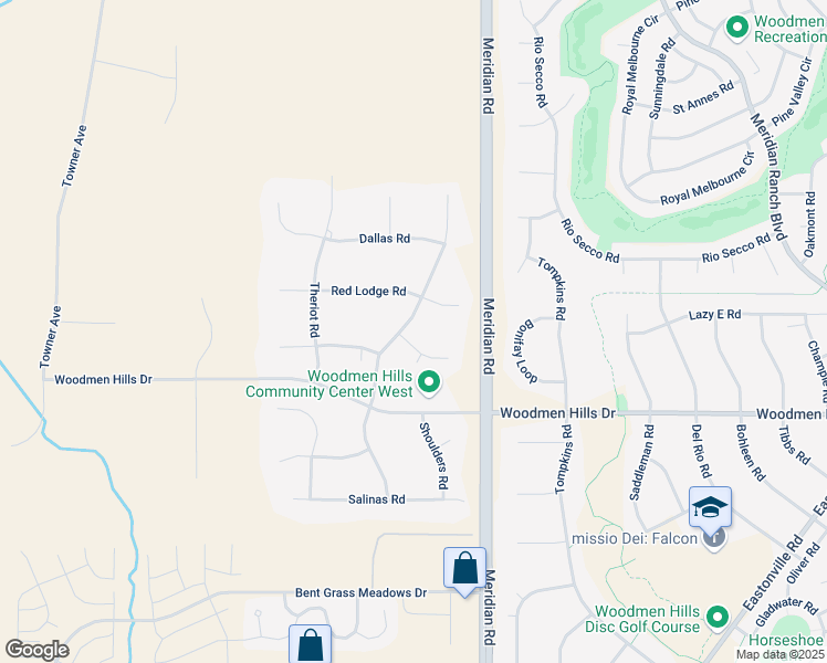 map of restaurants, bars, coffee shops, grocery stores, and more near 8563 Garrison Road in Peyton