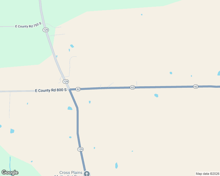 map of restaurants, bars, coffee shops, grocery stores, and more near 3164 Indiana 62 in Cross Plains