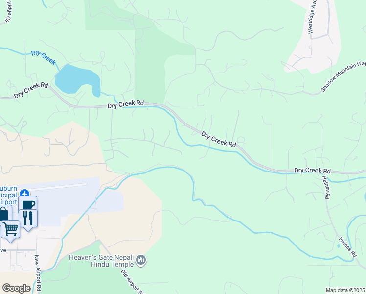 map of restaurants, bars, coffee shops, grocery stores, and more near 13765 Wright Road in Auburn