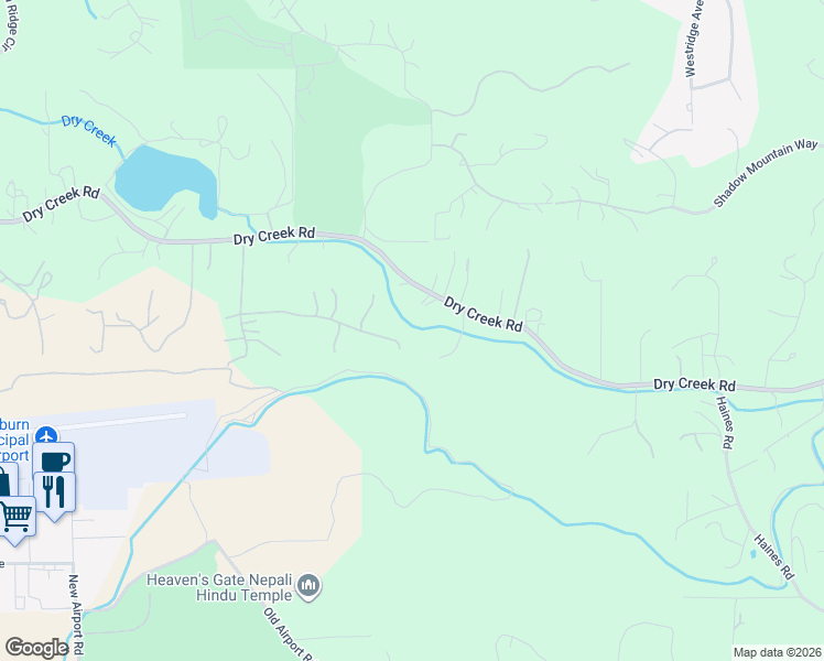 map of restaurants, bars, coffee shops, grocery stores, and more near 13765 Wright Road in Auburn