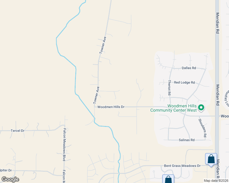 map of restaurants, bars, coffee shops, grocery stores, and more near 11198 Grizzly Lane in Peyton