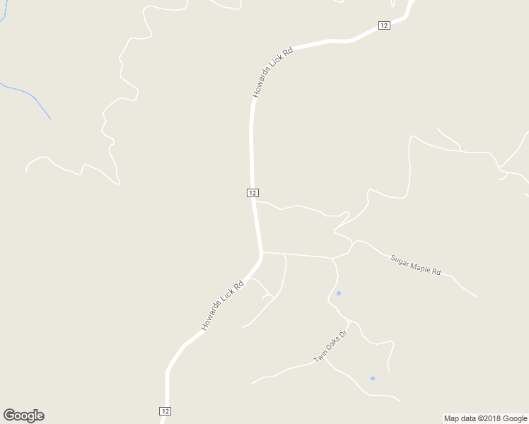 map of restaurants, bars, coffee shops, grocery stores, and more near 9580 Howards Lick Road in Mathias