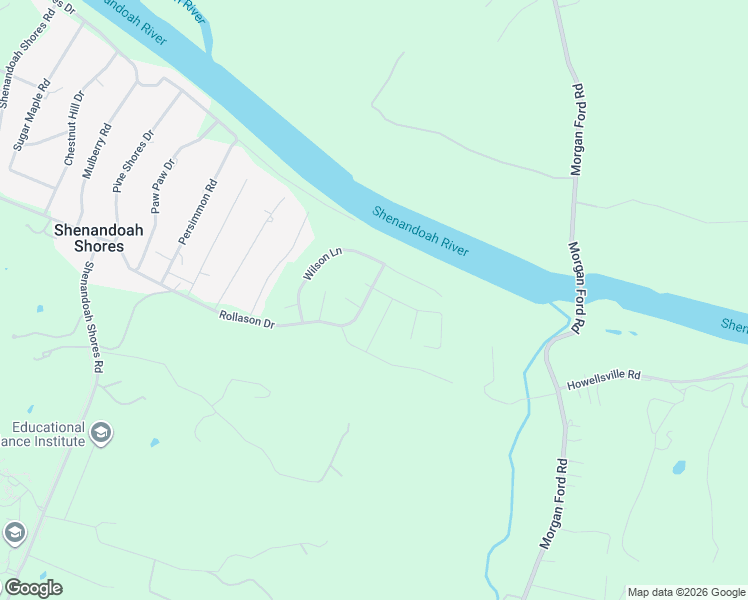 map of restaurants, bars, coffee shops, grocery stores, and more near 716 Rollason Drive in Front Royal