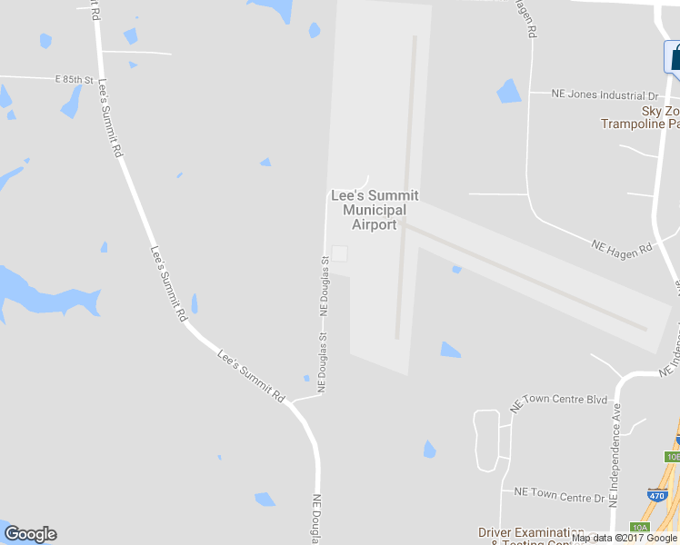 map of restaurants, bars, coffee shops, grocery stores, and more near 2505 Northeast Douglas Street in Lee's Summit