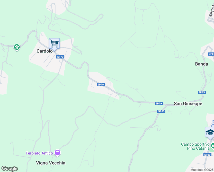map of restaurants, bars, coffee shops, grocery stores, and more near in Regolizia