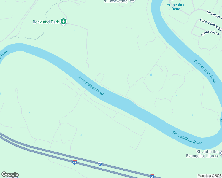 map of restaurants, bars, coffee shops, grocery stores, and more near 646 Old Dam Road in Front Royal