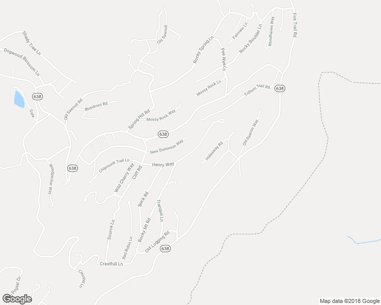 map of restaurants, bars, coffee shops, grocery stores, and more near 144 Henry Way in Front Royal