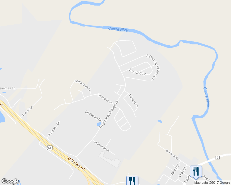 map of restaurants, bars, coffee shops, grocery stores, and more near 12 Santo Domingo Drive in Moscow Mills