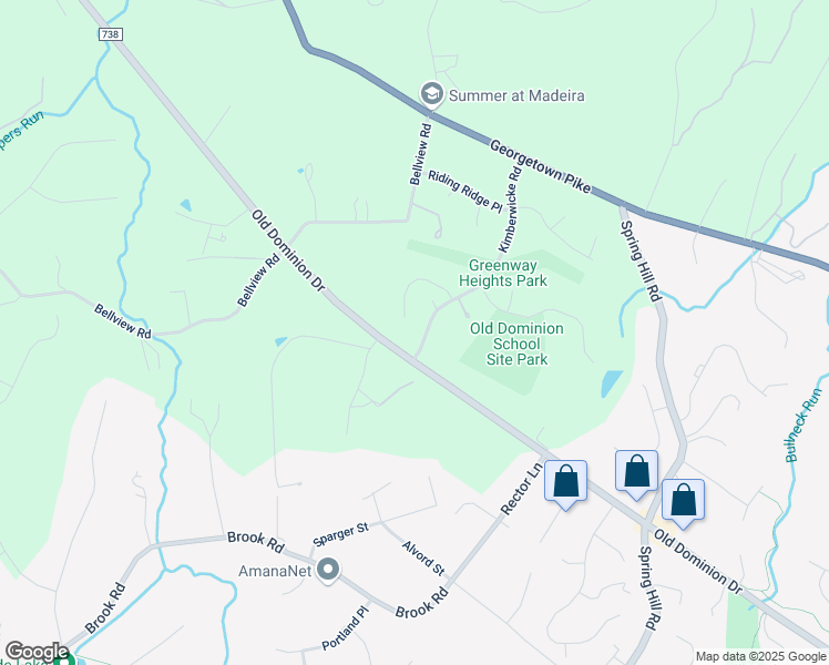map of restaurants, bars, coffee shops, grocery stores, and more near 1006 Kimberwicke Road in McLean