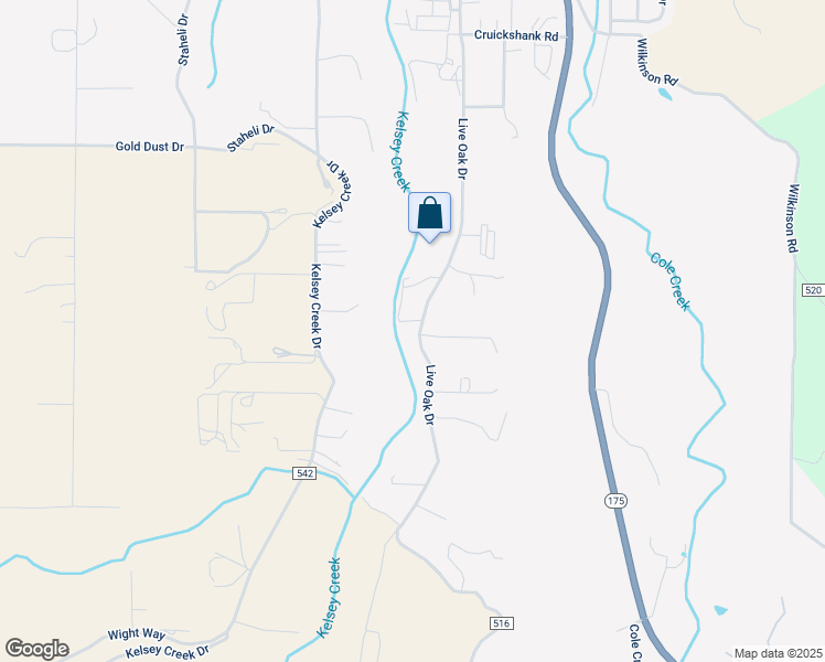map of restaurants, bars, coffee shops, grocery stores, and more near 6741 Live Oak Drive in Kelseyville